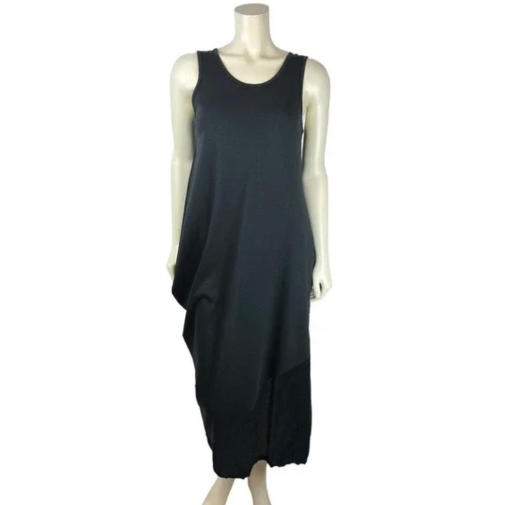Planet by Lauren G Asymmetrical Black Dress - Size 3 (14/16)